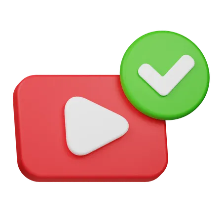 Freigegebenes Video  3D Icon