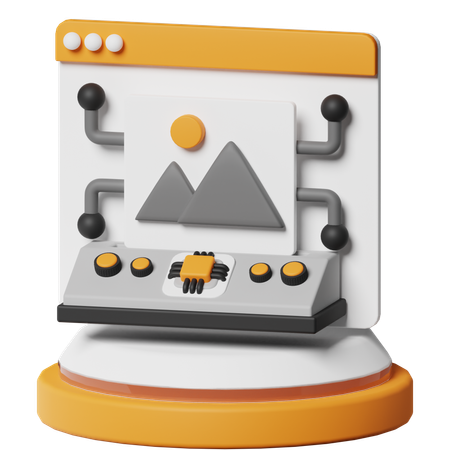 Generación de arte Ai  3D Icon