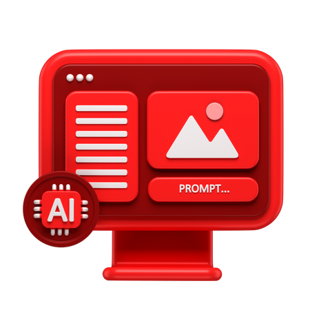 Generador de imágenes de IA  3D Icon