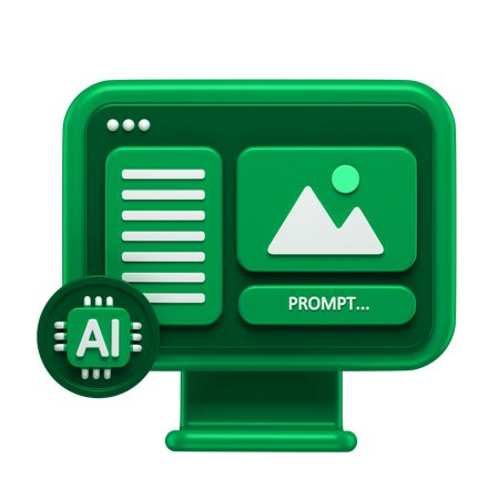 Generador de imágenes de IA  3D Icon