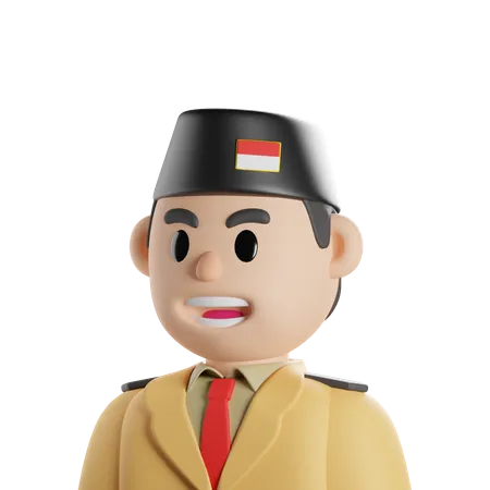 General indonesio  3D Icon