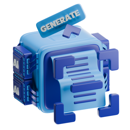 Generate Scans Automatically  3D Icon