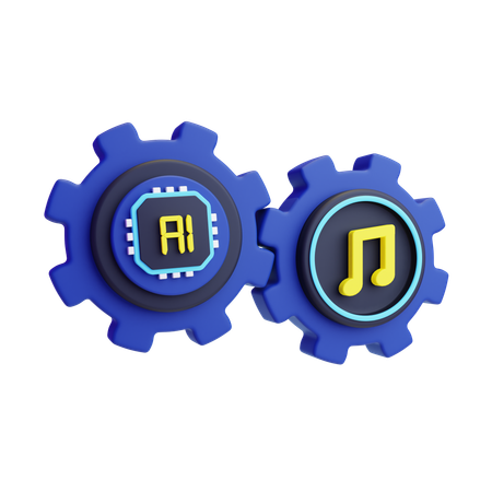 Générateur de voix al  3D Icon