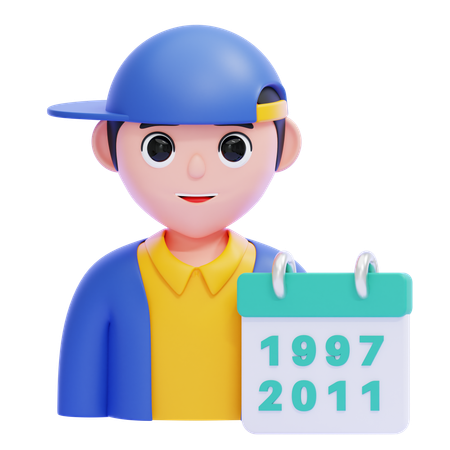 Generation Z  3D Icon