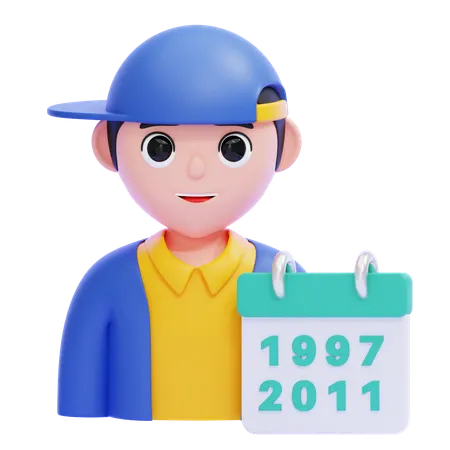 Generation Z  3D Icon