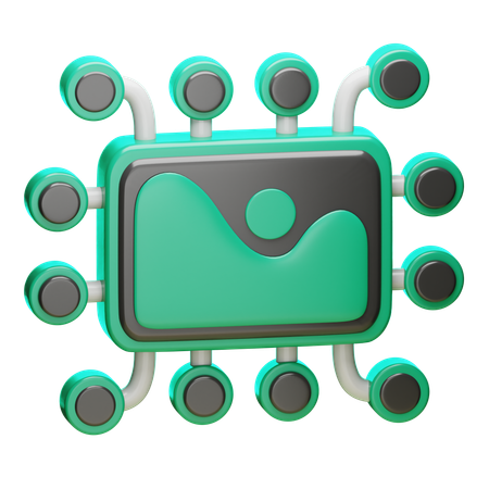 Generative Ai  3D Icon