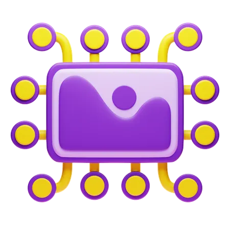 Generative Ai  3D Icon