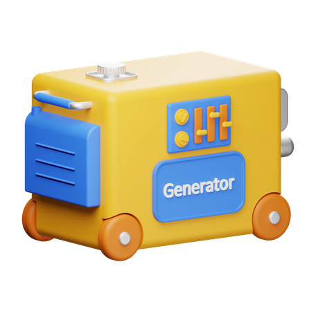 Generator  3D Illustration