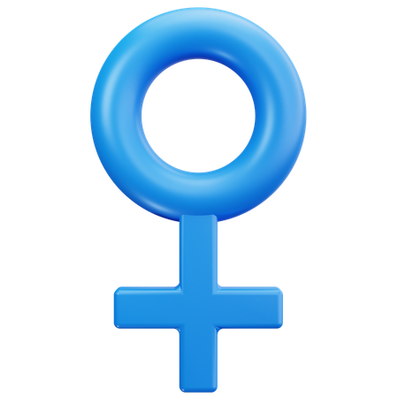 Gênero feminino  3D Icon