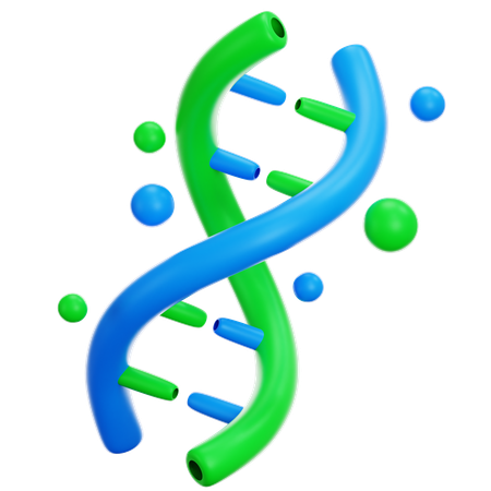 Genetic Dna  3D Icon