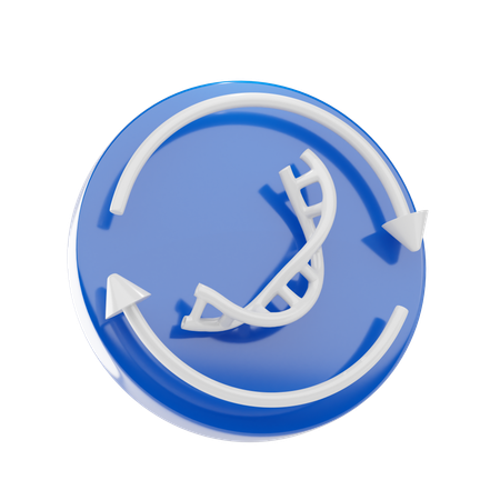 Genetic Update  3D Icon