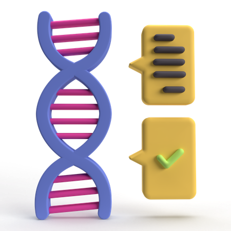 Genética  3D Icon