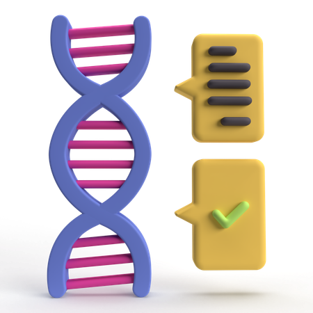 Genetics  3D Icon