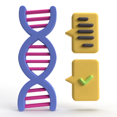 Genetics  3D Icon