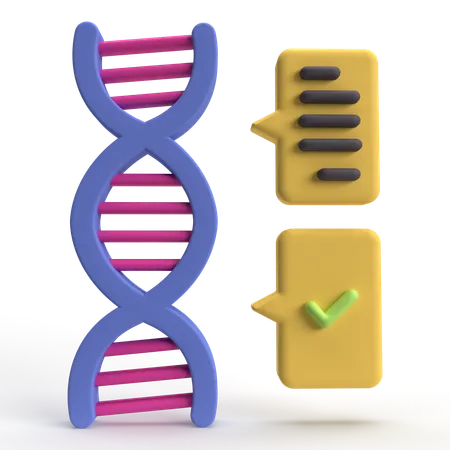 Genetik  3D Icon