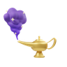 ginie lamp emoji 3d