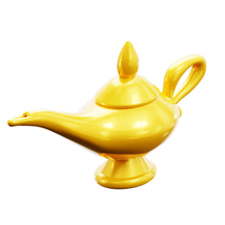 Genie Lamp  3D Icon