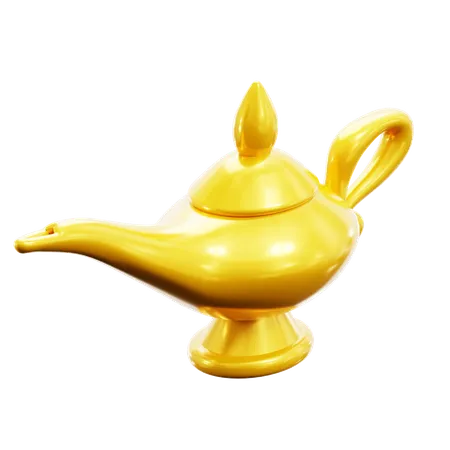 Genie Lamp  3D Icon