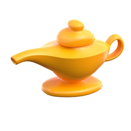 Genie Lamp  3D Icon