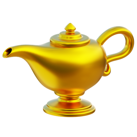 Genie lamp  3D Icon