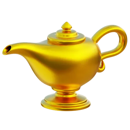 Genie lamp  3D Icon