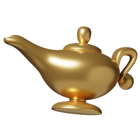 Genie Lamp  3D Icon