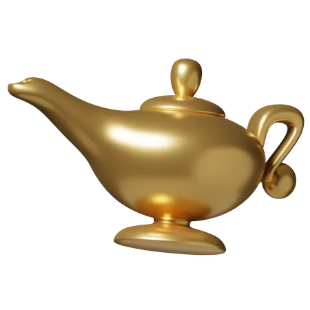 Genie Lamp  3D Icon