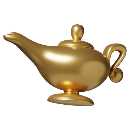 Genie Lamp  3D Icon