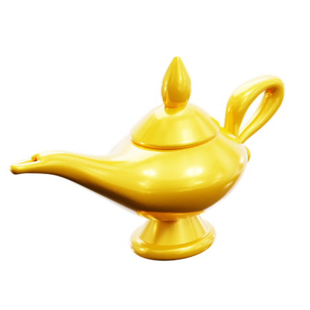 Genie Lamp  3D Icon