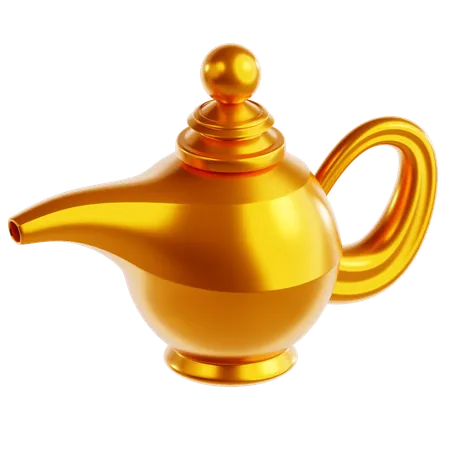 Genie's Lamp  3D Icon