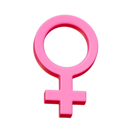 Sexe féminin  3D Icon