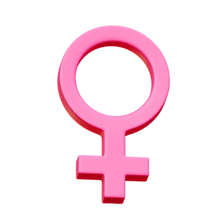 Sexe féminin  3D Icon