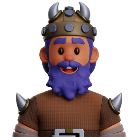 Gente vikinga  3D Icon