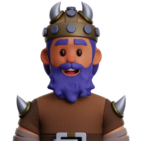 Gente vikinga  3D Icon