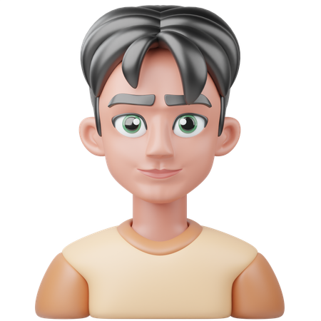 Gentle Boy  3D Icon