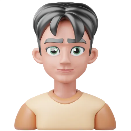 Gentle Boy  3D Icon