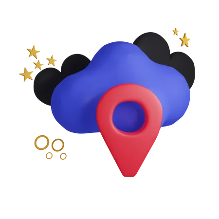 Geo Location  3D Icon