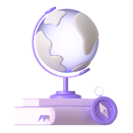 Geografia  3D Icon