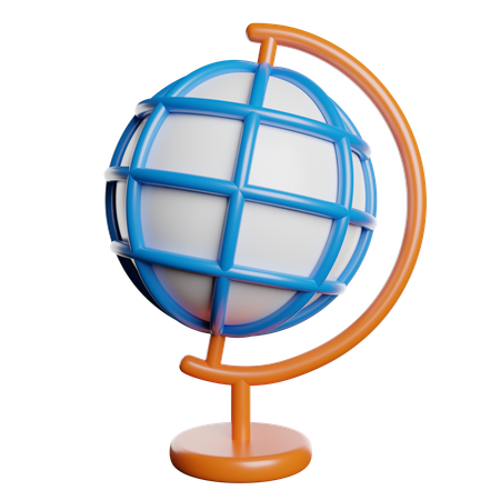 Geografia  3D Icon