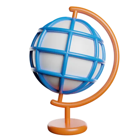 Geografia  3D Icon