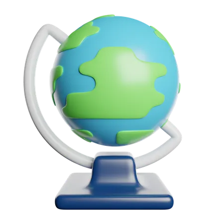 Geografia  3D Icon