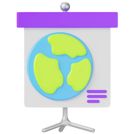지리적 표현  3D Icon