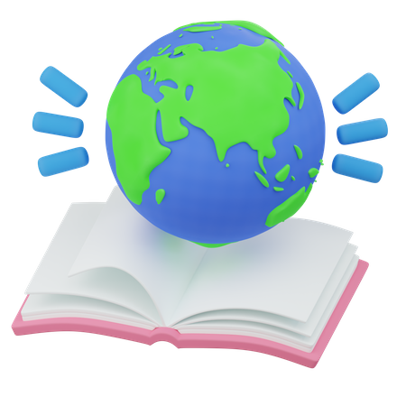 Geographiebuch  3D Icon