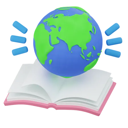 Geographiebuch  3D Icon