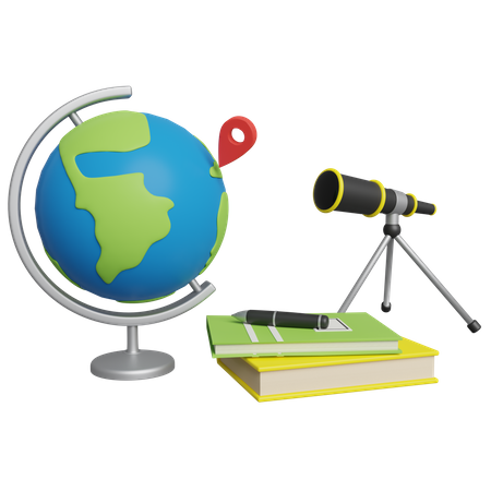 Geography  3D Icon