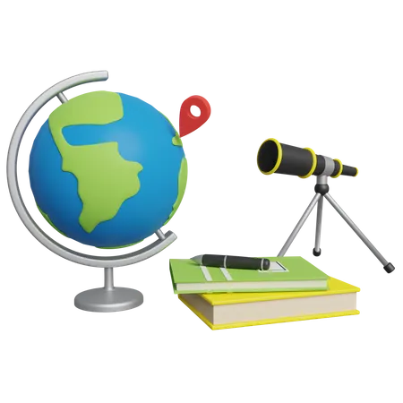 Geography  3D Icon