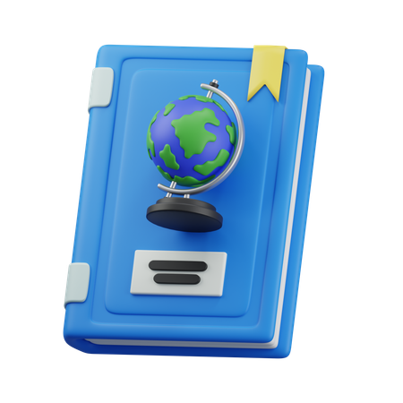 Geography Book  3D Icon