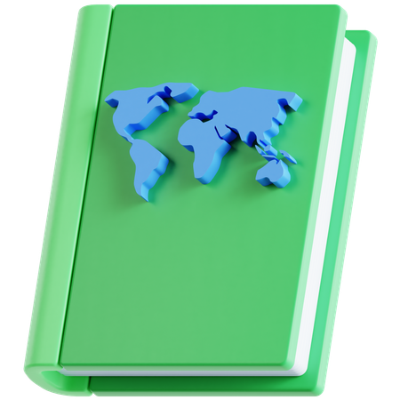 Geography Book  3D Icon