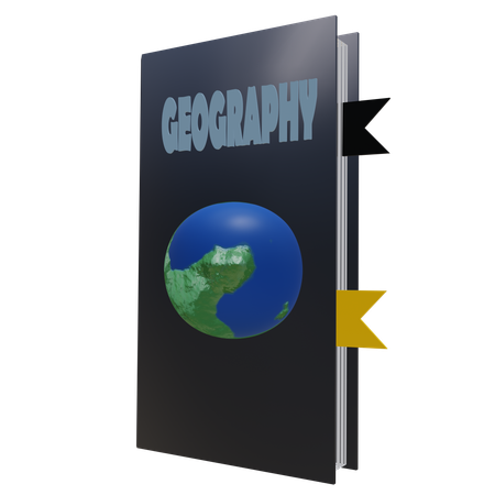 Geography Book  3D Icon