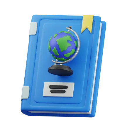 Geography Book  3D Icon